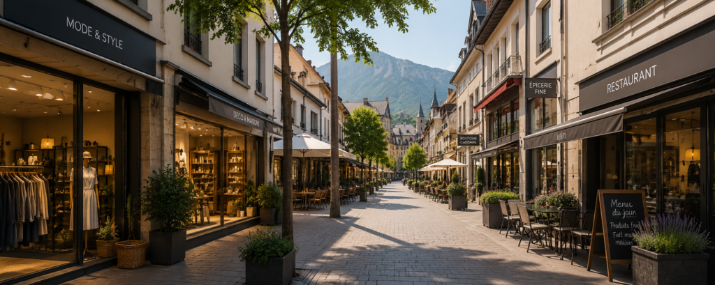 Un centre ville dynamique avec des commerces de proximité performants